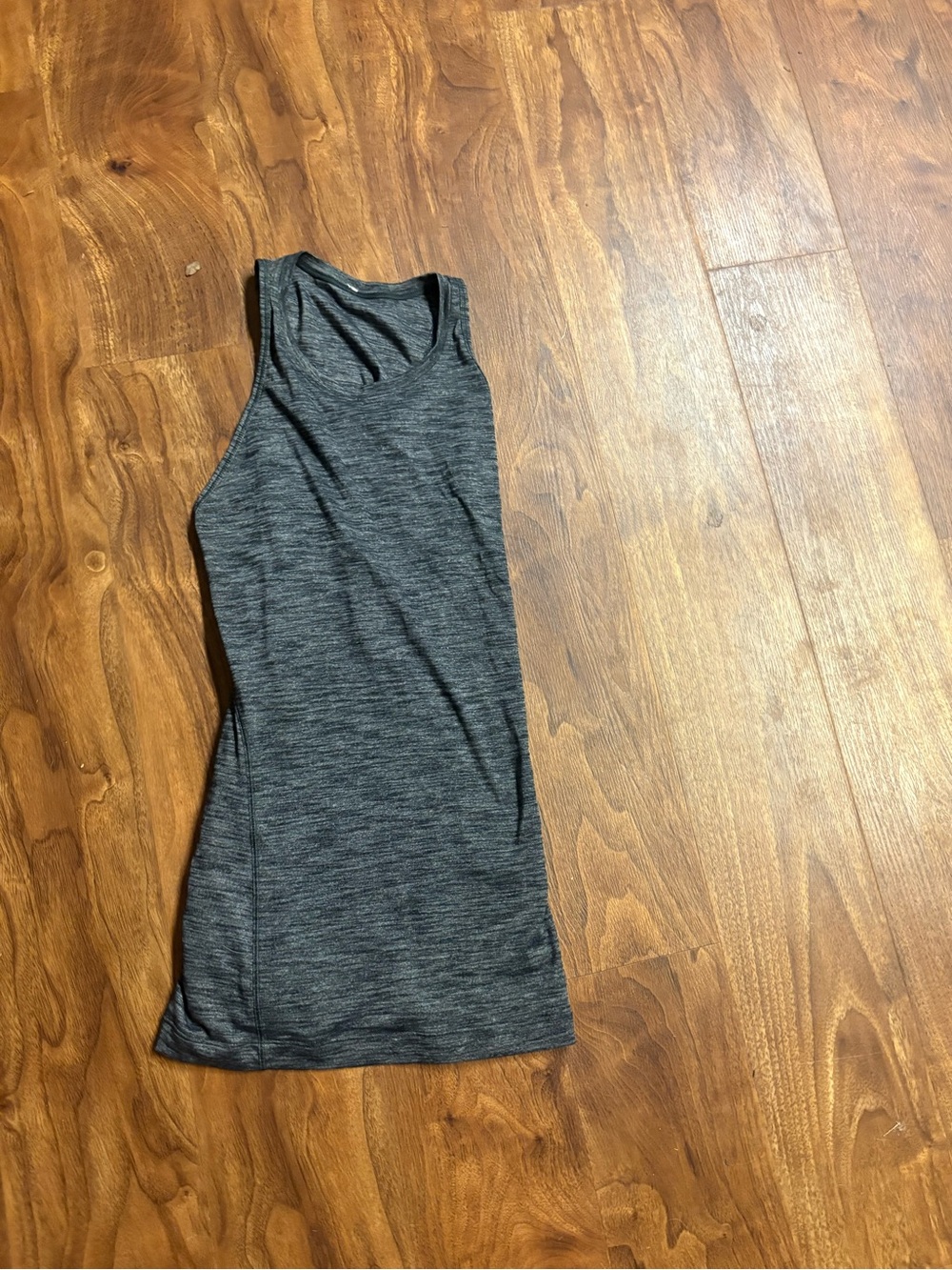 lululemon athletica Heather Charcoal Racerback Tank